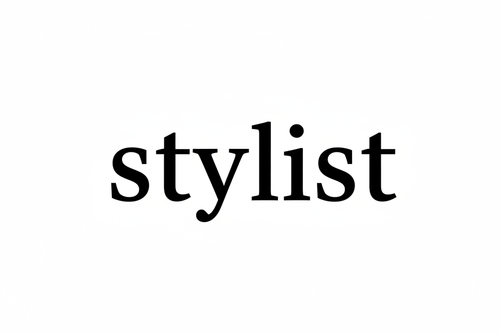 Stylist logo with transparent background